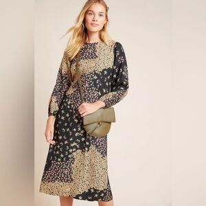 NWOT Kachel x Anthropologie Joanna floral midi dress size 4
